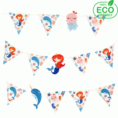 Meerjungfrau Girlande (€1,50/Meter) - Eco friendly