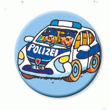 Polizei Mini-Button 1 Stück