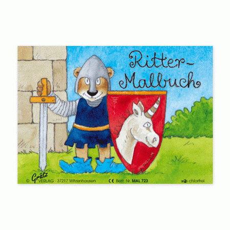 Mini Malbuch Ritter