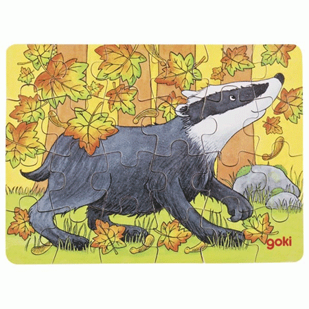 Mini Puzzle Dachs