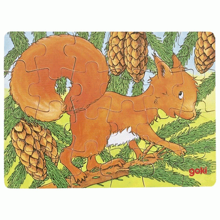 Mini Puzzle Eichhörnchen