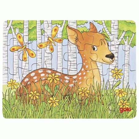 Mini Puzzle Rehkitz
