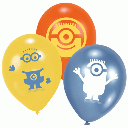 Minions Party Luftballons 6 Stück