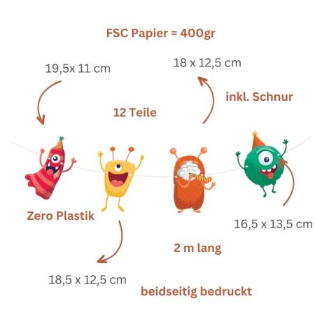 Monster Girlande (6,45€/M)