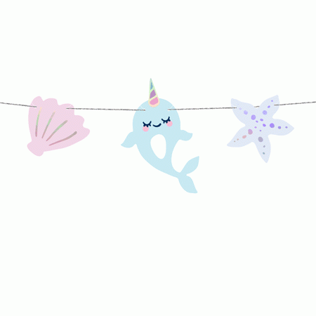 Narwal Party Girlande (€2,95/Meter)