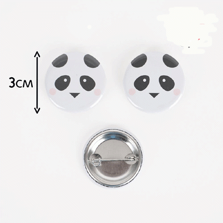 Panda Mini-Button 1 Stück