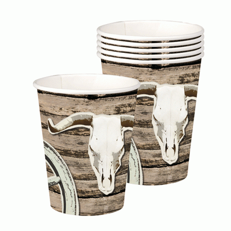 Cowboy Party-Becher Wild West