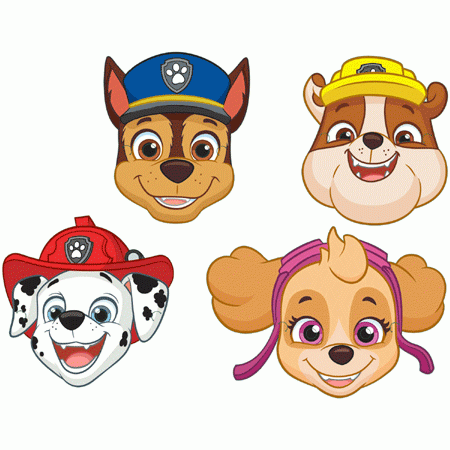 Paw Patrol Party Masken