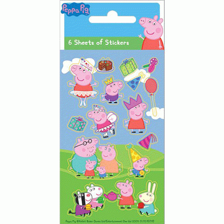 Peppa Pig Party Sticker