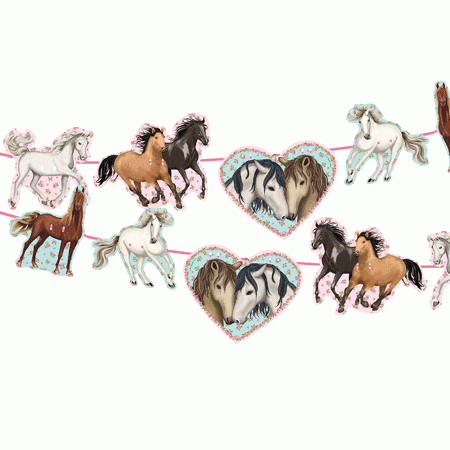 Pferde Party Girlande TapirElla (1,22 €/Meter)