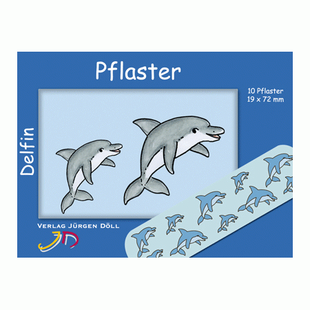 Delfin Pflaster 10 Stück