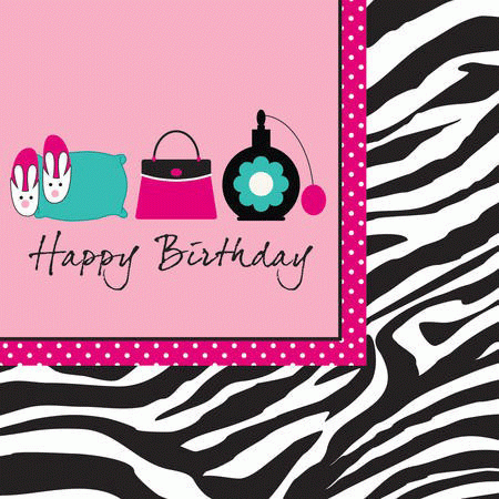 Spa Beauty Servietten Happy Birthday