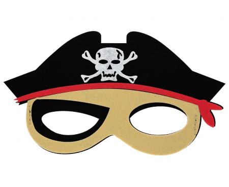 Piratenmaske für Kinder aus Filz