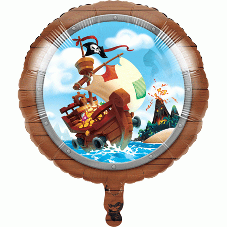 Piratenschiff Party Folienballon Piratenschiff Party Folienballon