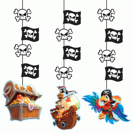 Piratenschiff Party Hängedekoration