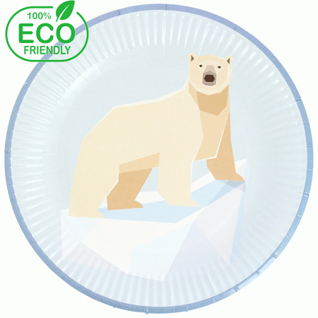 Arktis Party Teller - Eco friendly