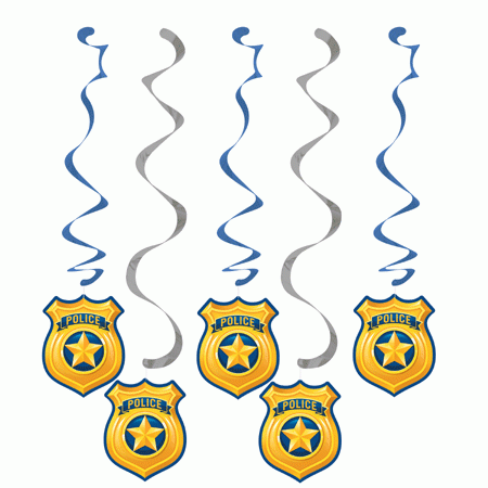 Police - Polizei Hängedeko 5tlg.