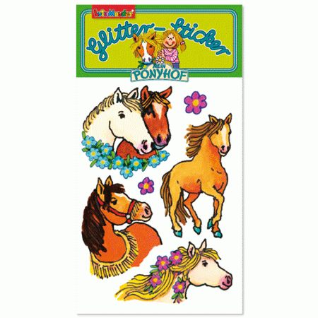 Glitter Sticker Ponyhof