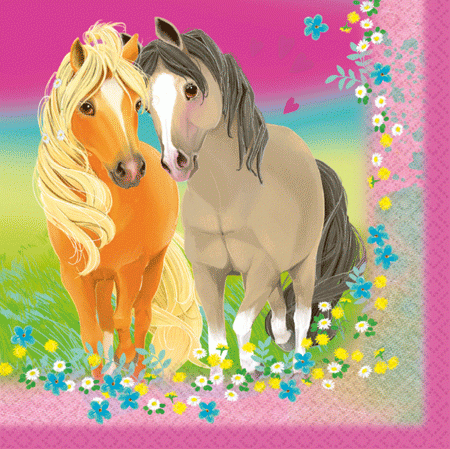 Pferde Party Servietten Pretty Pony