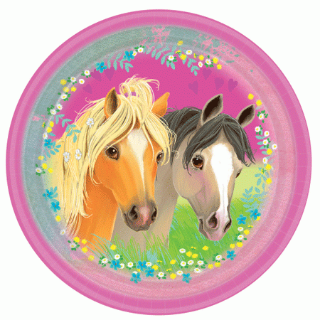 Pferde Party Teller Pretty Pony