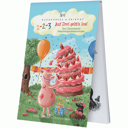 1-2-3 Auf Drei geht's los - Geburtstagsspieleblöckchen 1-2-3 Auf Drei geht's los - Geburtstagsspieleblöckchen