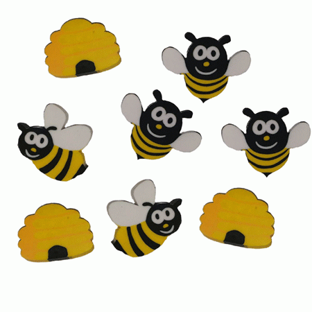 Radiergummi Bienen 8er Set (0,49€/Stück)