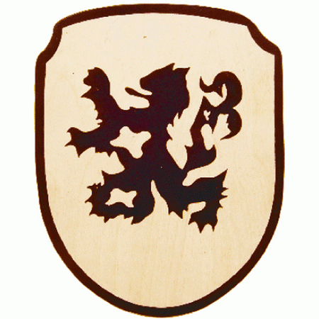 Ritterschild aus Holz
