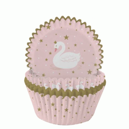 Schwan Muffinförmchen 75 Stück