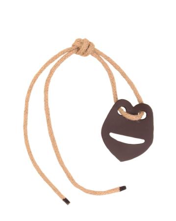 Schwertgürtel aus Leder und Hanfseil