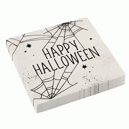 Spiderweb Party Servietten