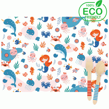 Meerjungfrau Platzset - Eco friendly