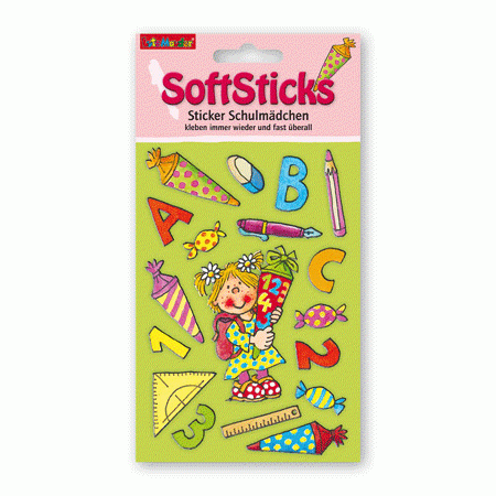 Schulmädchen Soft Sticks - Sticker von Lutz Mauder Schulmädchen Soft Sticks - Sticker von Lutz Mauder