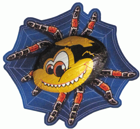 1 Stück Schoko Spinne 12,5g (39,20€/1kg)