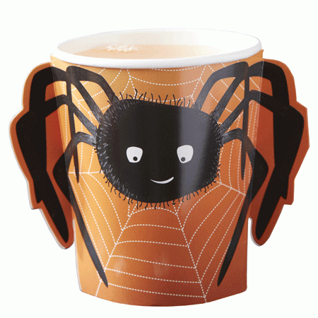 Spooky Spider Party Becher Halloween