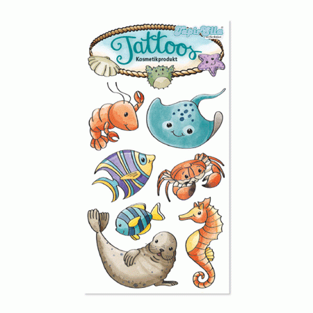 Süße Meerestierchen Tattoo von Lutz Mauder
