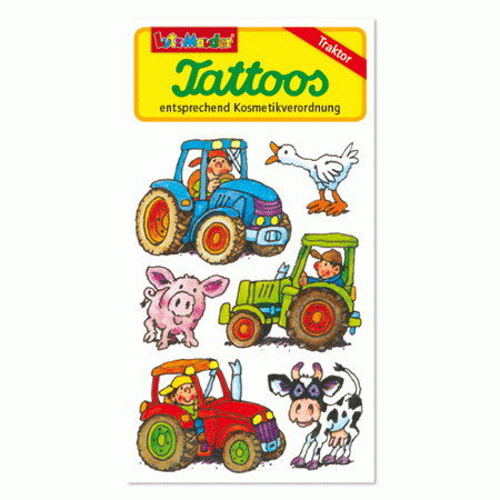 Traktor Tattoos mit Tieren von Lutz Mauder