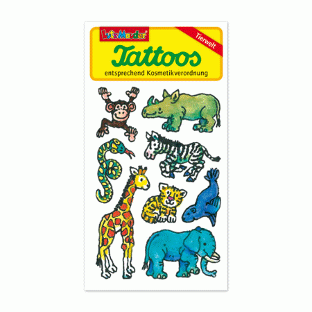 Zootiere Tattoo von Lutz Mauder