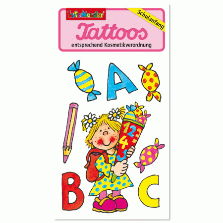 Schulstart Tattoo Schulmädchen Schulstart Tattoo Schulmädchen