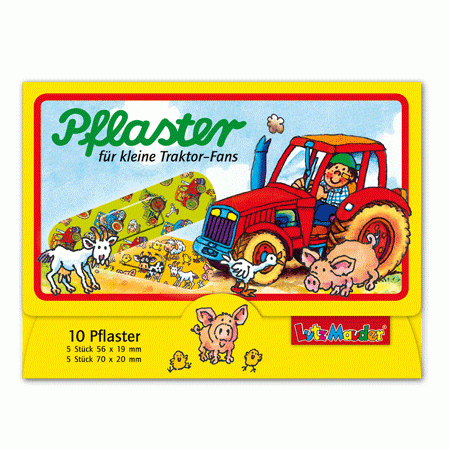 Traktor Pflasterbriefchen