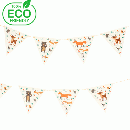 Waldtiere Girlande (€1,65/Meter) - Eco friendly