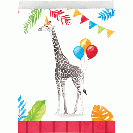 Wildtiere Dschungel Papier Tüten