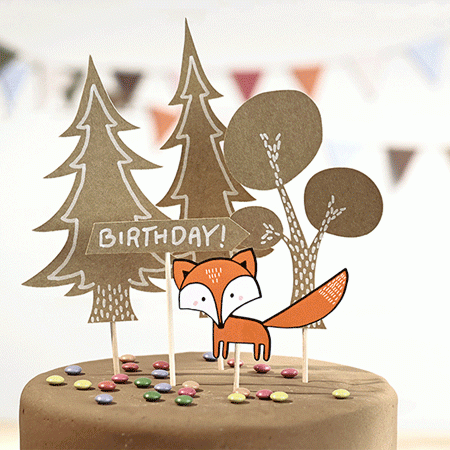 Woodland Kuchendeko 5tlg. Woodland Kuchendeko 5tlg.