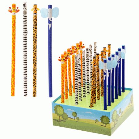 Bleistift Wildtiere sortiert