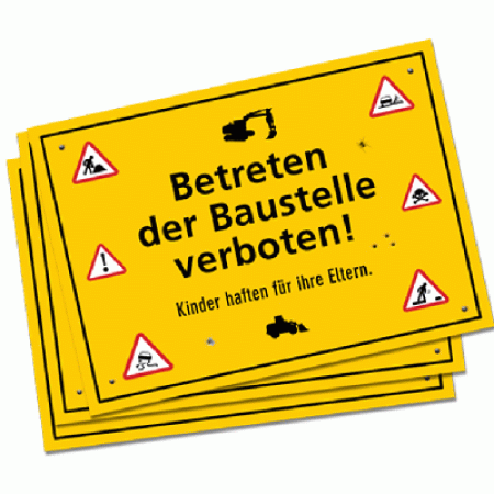Baustellen Platzset