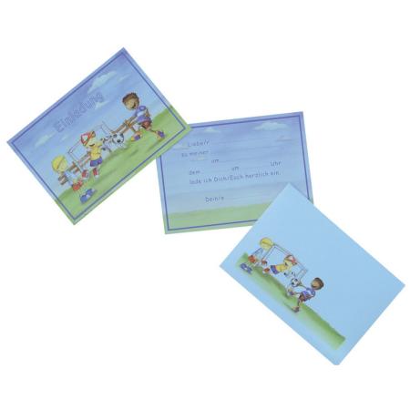 Fussball Einladungskarten