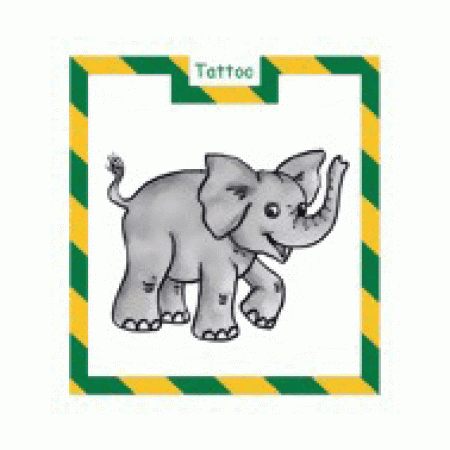 Tattoo Wildtiere Elefant
