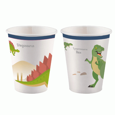 Happy Dino Party Becher