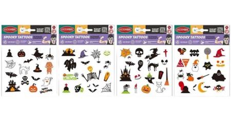 Halloween Tattoos 4 Bögen