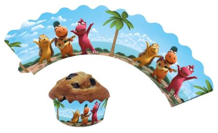 Drache Kokosnuss Party Muffinbanderole Drache Kokosnuss Party Muffinbanderole