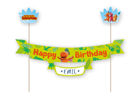 Drache Kokosnuss Tortenbanner